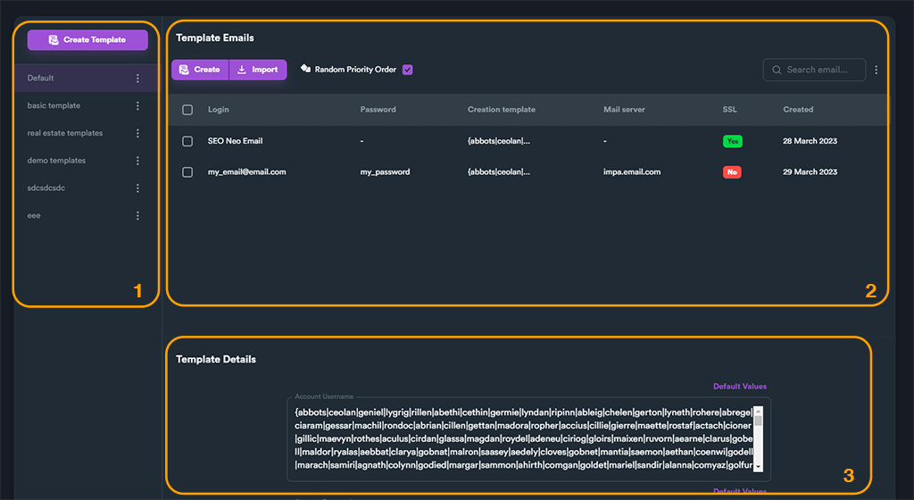 Account Templates Overview