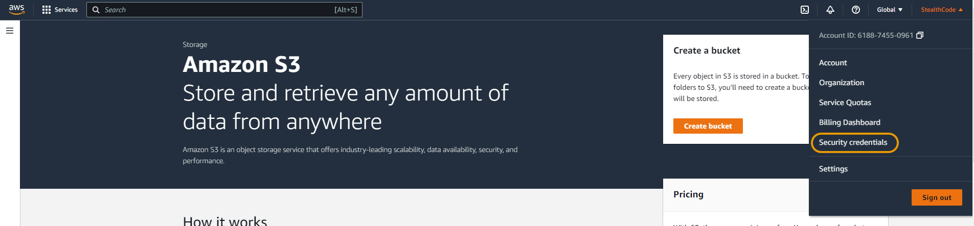 Amazon Step 1