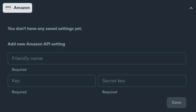 Cloud API Amazon