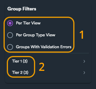 Filter Groups