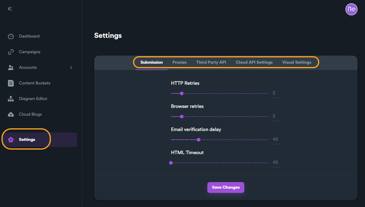 General Settings
